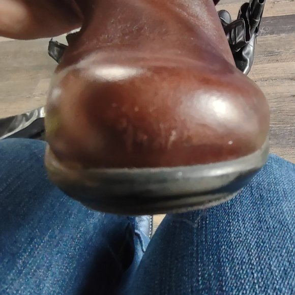 Clarks Bendables Wish Mood Brown Leather Ankle Boot Size 7.5 - Picture 15 of 16